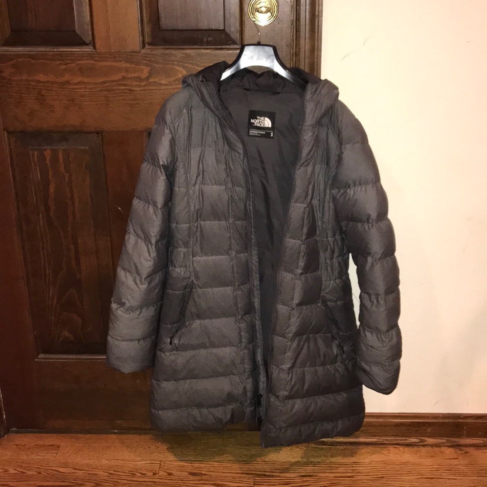 Space Gray North Face Winter Parka